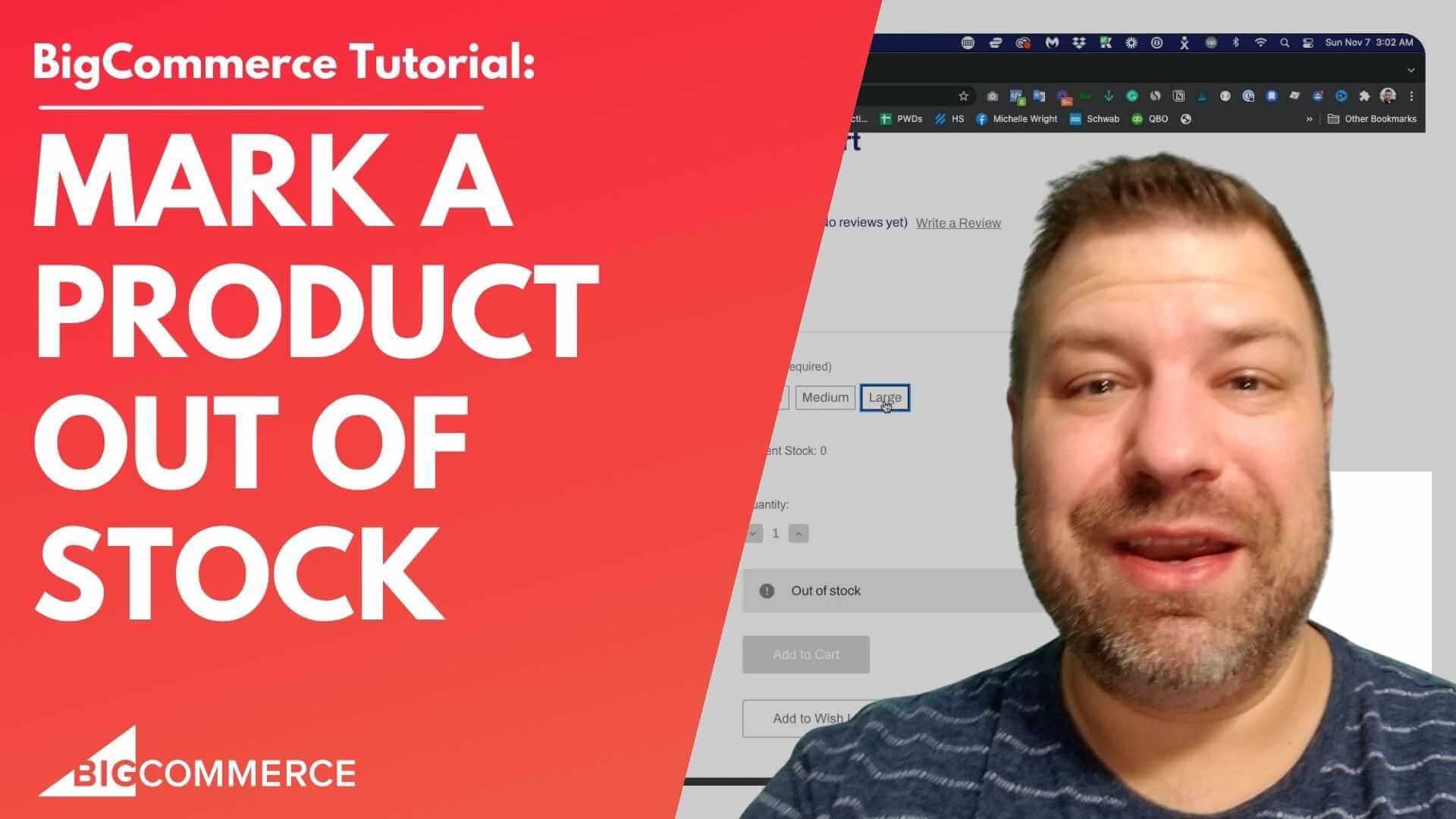 How to Mark a Product as Out of Stock on BigCommerce