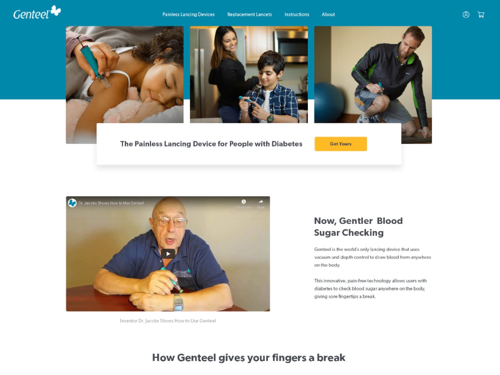 MyGenteel website screenshot