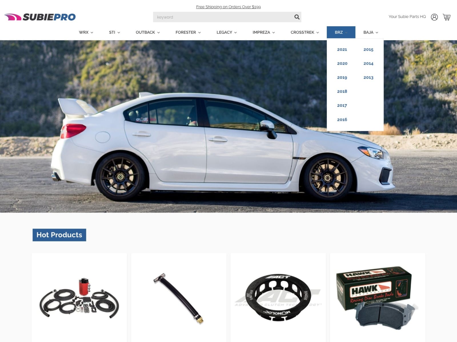 SubiePro website screenshot