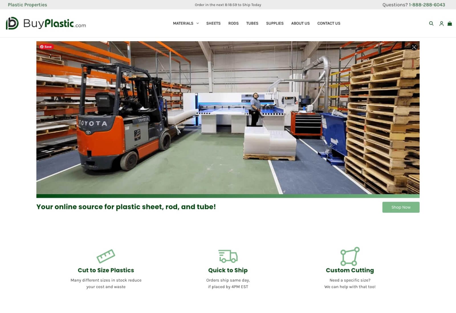 BuyPlastic website screenshot