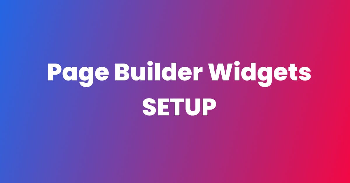 Welcome to Epic Page Builder Widgets