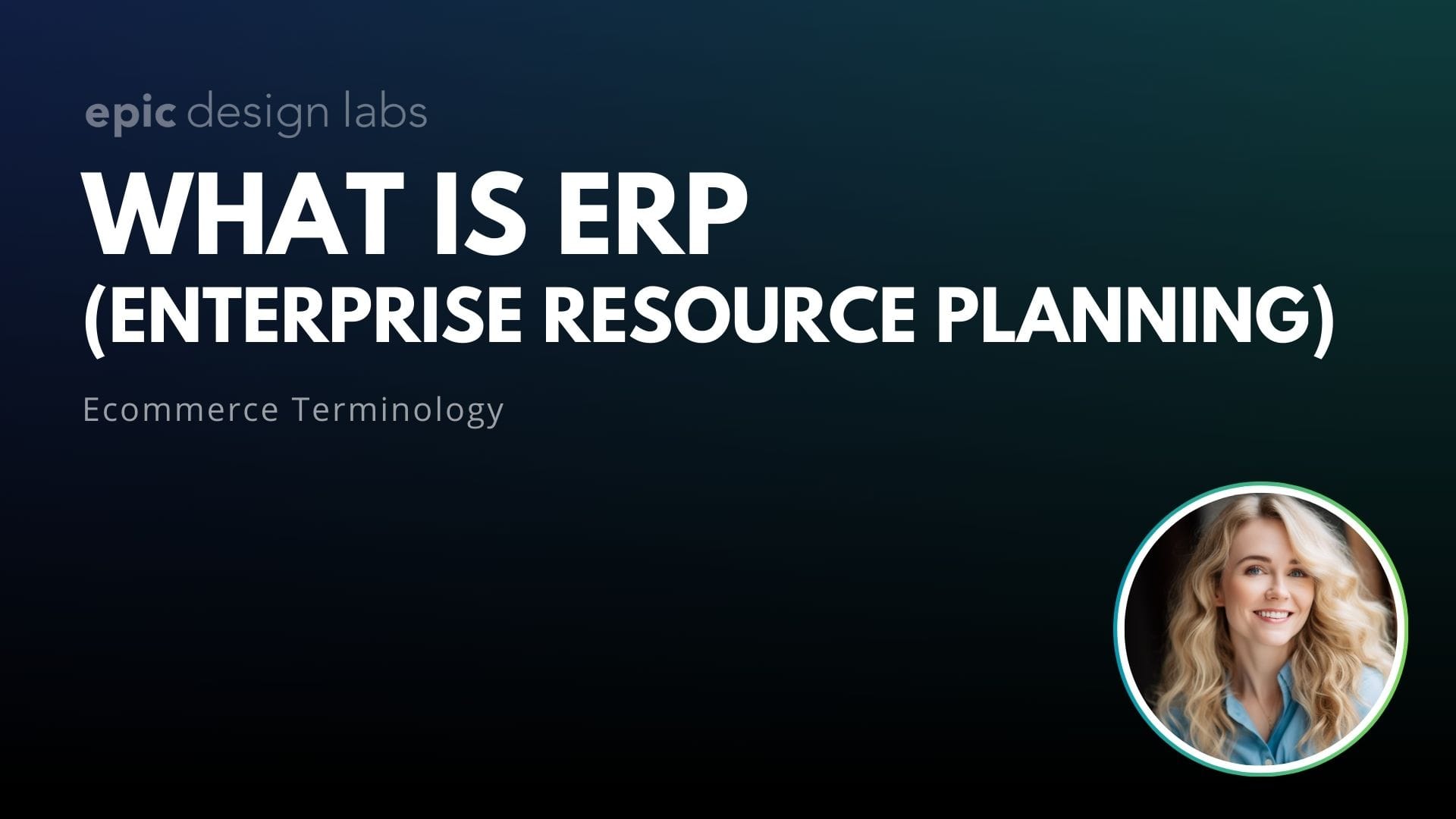 What is ERP in Ecommerce