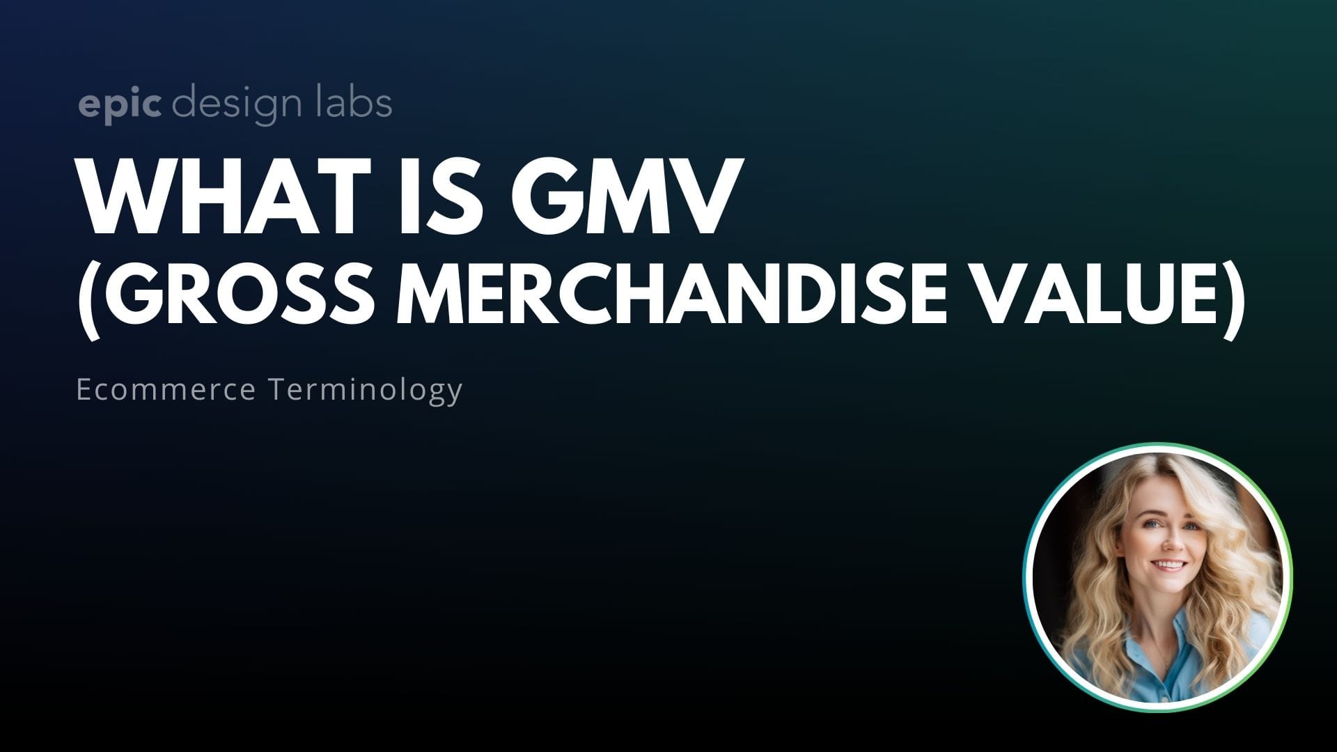 What is GMV in Ecommerce