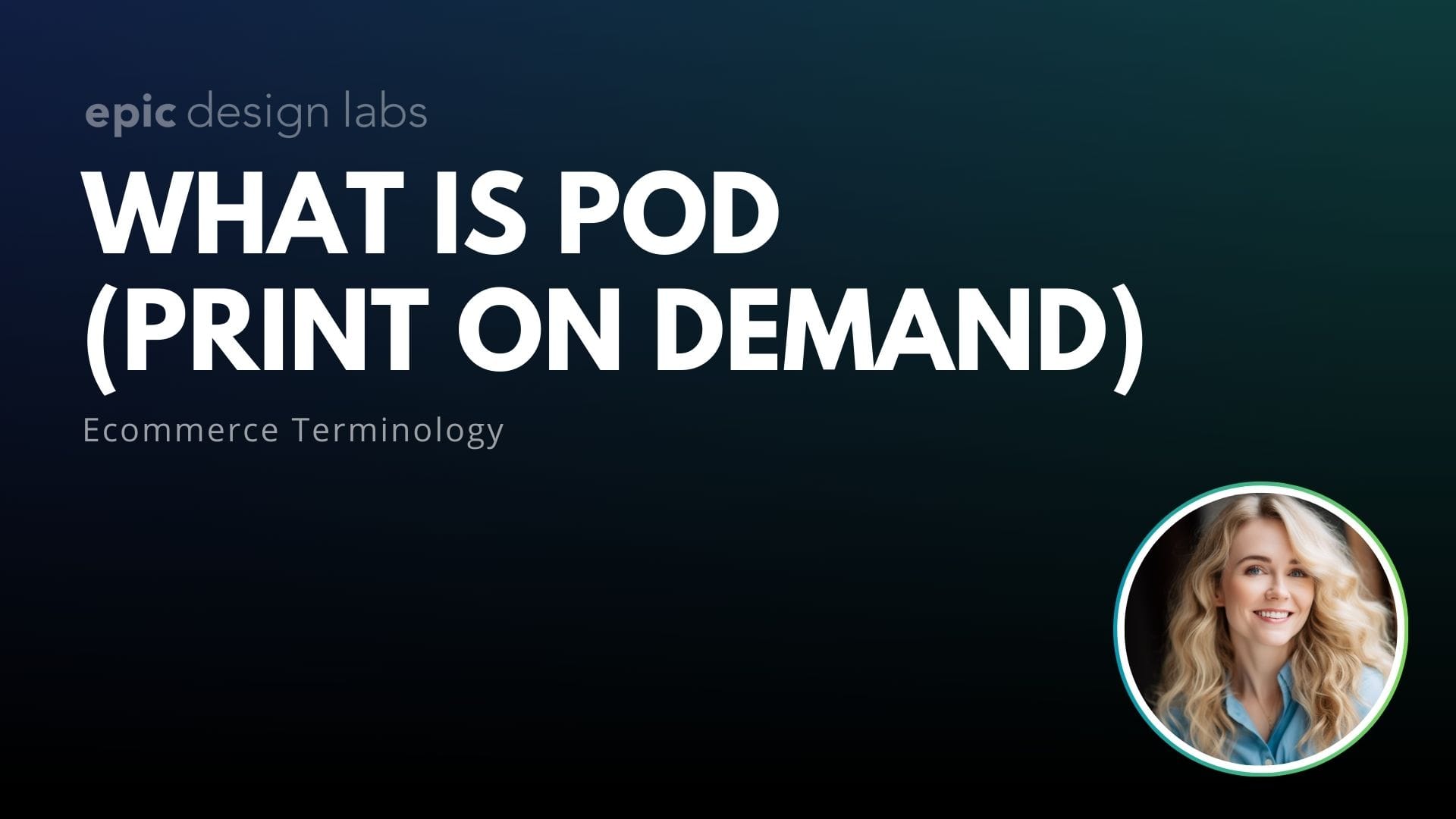 What is POD in Ecommerce