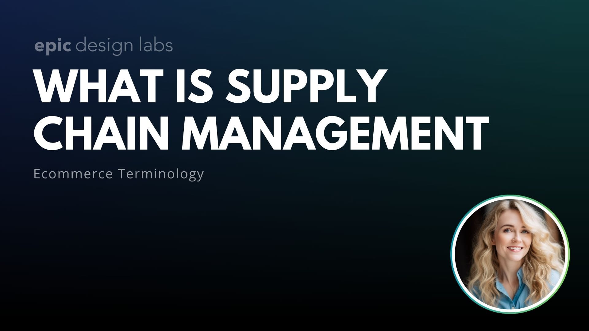 What is Supply Chain Management in Ecommerce